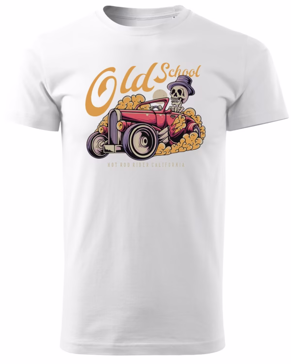 Koszulka unisex vintage samochód "Hot rod", dla niej – wybierz kolor!