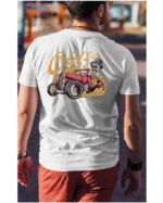 Koszulka unisex vintage samochód "Hot rod", dla niego – wybierz kolor!