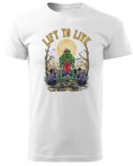 Koszulka unisex "Fitness z zombie, trenuj by przeżyć", dla niego – wybierz kolor!