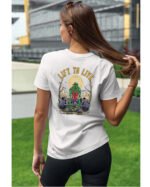 Koszulka unisex "Fitness z zombie, trenuj by przeżyć", dla niej – wybierz kolor!