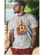 Koszulka unisex "Odlotowa gitara – brzmienie, które unosi", dla niego – wybierz kolor!