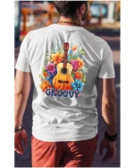 Koszulka unisex "Odlotowa gitara – brzmienie, które unosi", dla niego – wybierz kolor!