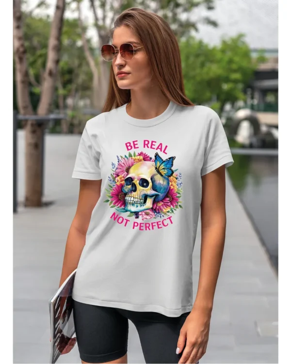 koszulka t-shirt tshirt "Be real, not perfect"