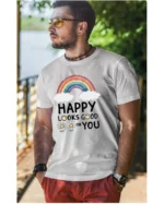 koszulka koszulka męska t-shirt męski koszulka męska z nadrukiem t-shirt męski z nadrukiem dtf Koszulka Radość