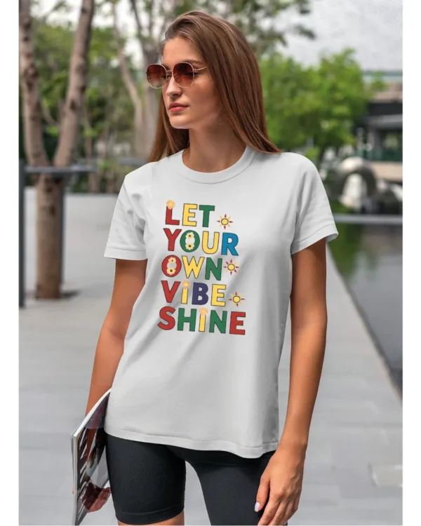 koszulka koszulka damska t-shirt damski koszulka damska z nadrukiem t-shirt damski z nadrukiem dtf Koszulka Pokaż swoją energię