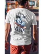 Koszulka Śpiąca koala, "Let me sleep" - Unisex