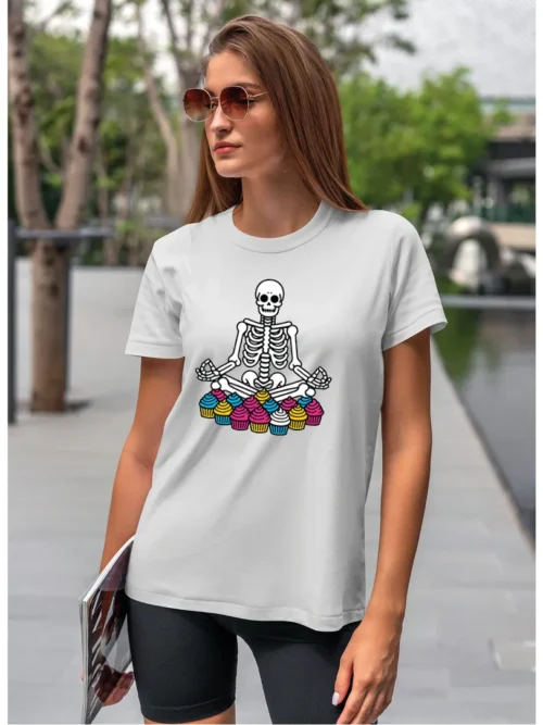 Koszulka Szkielet medytujący UNISEX