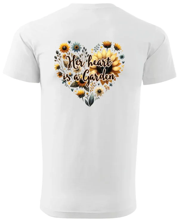 Koszulka Her heart is a garden UNISEX