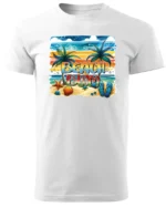 Koszulka Plażowy luz <br>idealna na letnie dni - Unisex, dla niego