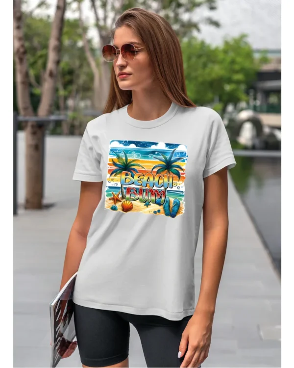 Koszulka Plażowy luz <br>idealna na letnie dni - Unisex, dla niej