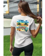 Koszulka Plażowy luz <br>idealna na letnie dni - Unisex, dla niej