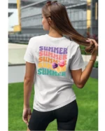 Koszulka Lato pełne smaku <br>delektuj się słodkimi chwilami - Unisex, dla niej
