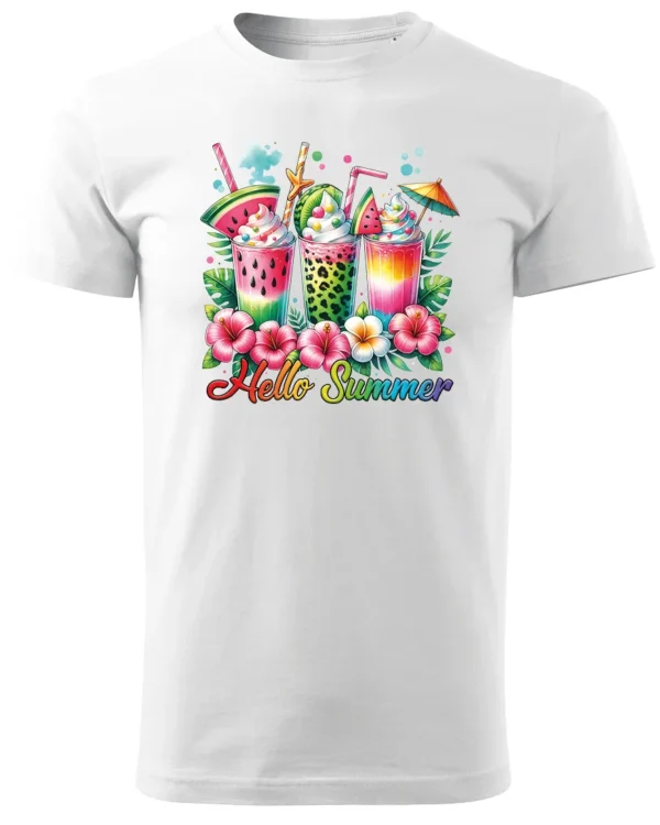 Koszulka Witaj Lato! <br>ciesz się owocowymi smakami - Unisex, dla niego
