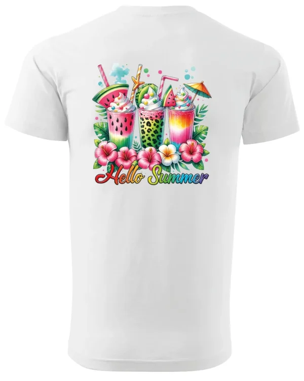 Koszulka Witaj Lato! <br>ciesz się owocowymi smakami - Unisex, dla niego