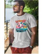 Koszulka Lato pełne radości <br>wyrusz w podróż do przygód - Unisex, dla niego