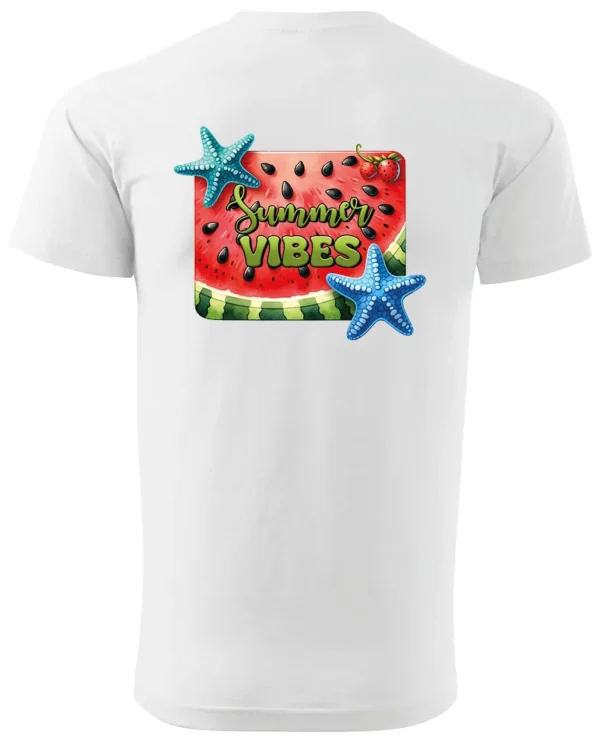 Koszulka Letnie wibracje <br>poczuj radość lata - Unisex, dla niego