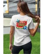 Koszulka Letnie wibracje <br>poczuj radość lata - Unisex, dla niej