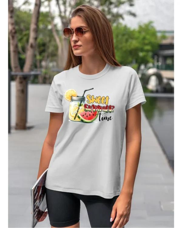 Koszulka Lato pełne słodyczy <br>ciesz się owocowymi orzeźwieniami - Unisex, dla niej
