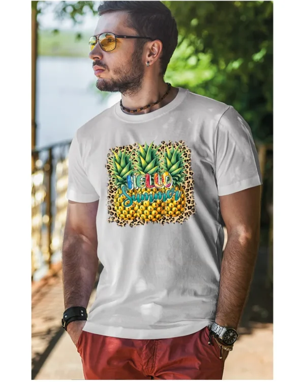 Koszulka Owocowe Lato <br>poczuj tropikalne wibracje - Unisex, dla niego
