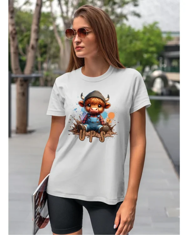 Koszulka Mówiłem, że to nie ja! <br>urocza krówka w akcji - Unisex, dla niej