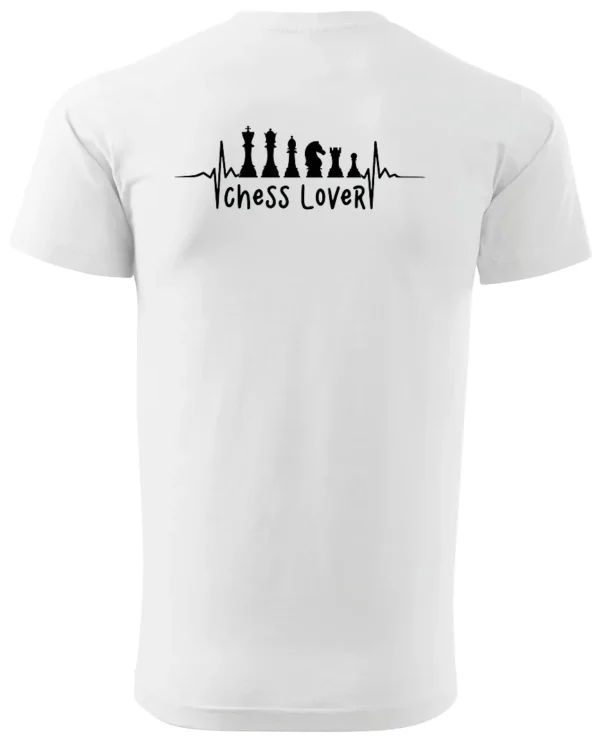 Koszulka Miłośnik szachów <br>bądź królem planszy - Unisex, dla niego