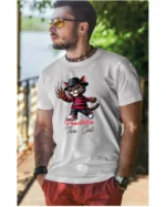 Koszulka Koci horror koszulka koszulka męska t-shirt męski koszulka męska z nadrukiem koszulka z kotem