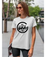 Koszulka wyjątkowy i spontaniczny koszulka koszulka damska t-shirt damski koszulka damski z nadrukiem koszulka z napisem