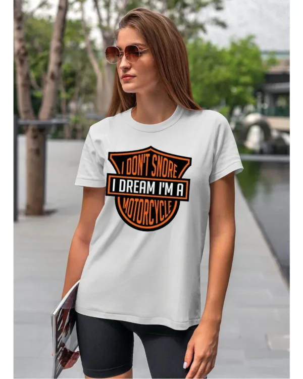 Koszulka I dont snore koszulka koszulka damska t-shirt damski koszulka damski z nadrukiem koszulka z napisem