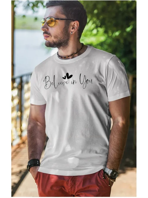 Koszulka Siła i pewność, koszulka, koszulka męska, t-shirt męski, koszulka męska z nadrukiem, koszulka z napisem