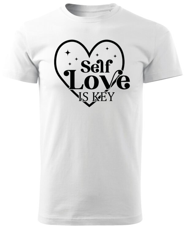 Koszulka Self love is key, miłość do siebie to podstawa – Unisex
