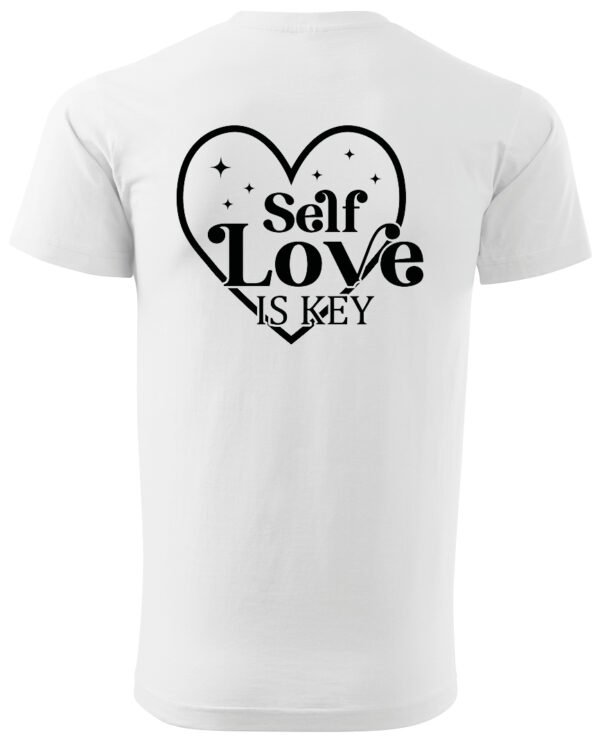 Koszulka Self love is key, miłość do siebie to podstawa – Unisex