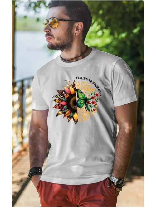 Koszulka Dbaj o swój spokój, koszulka, koszulka męska, t-shirt męski, koszulka męska z nadrukiem, koszulka z napisem