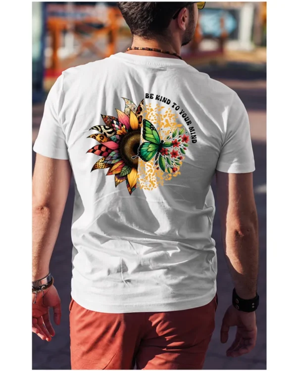 Koszulka Dbaj o swój spokój, „Be kind to your mind” – Unisex