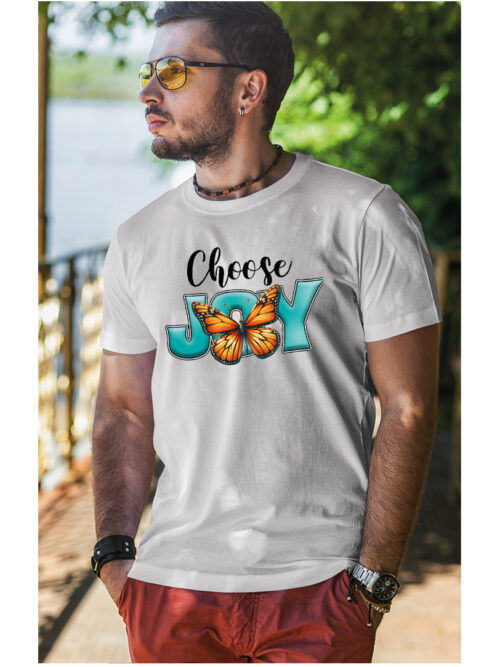 Koszulka Choose Joy, koszulka, koszulka męska, t-shirt męski, koszulka męska z nadrukiem, koszulka z napisem