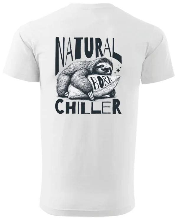 Koszulka Leniwiec w akcji, odpoczywaj i chilluj – edycja Midnight, Unisex