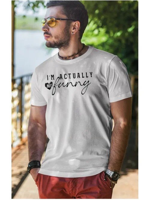 Koszulka Tak naprawdę, koszulka, koszulka męska, t-shirt męski, koszulka męska z nadrukiem, koszulka z napisem