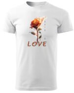 Koszulka Burn in Love <br>Romantyczny płomień - Unisex, dla niego