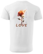 Koszulka Burn in Love <br>Romantyczny płomień - Unisex, dla niego
