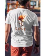 Koszulka Burn in Love <br>Romantyczny płomień - Unisex, dla niego
