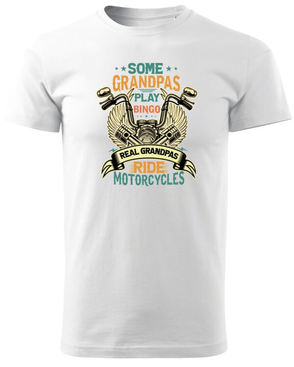Koszulka Grandpas Who Ride <br>Dziadkowie na pełnym gazie - Unisex, dla niego