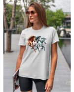 Koszulka Miłość w Galopie <br>Konie i wolność - Unisex, dla niej