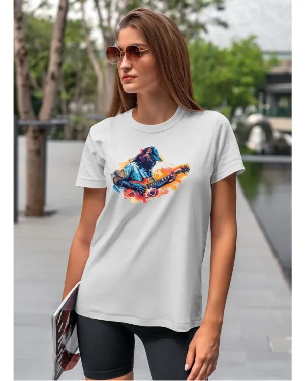 Koszulka Kocham muzykę <br>Pasja do dźwięków - Unisex, dla niej