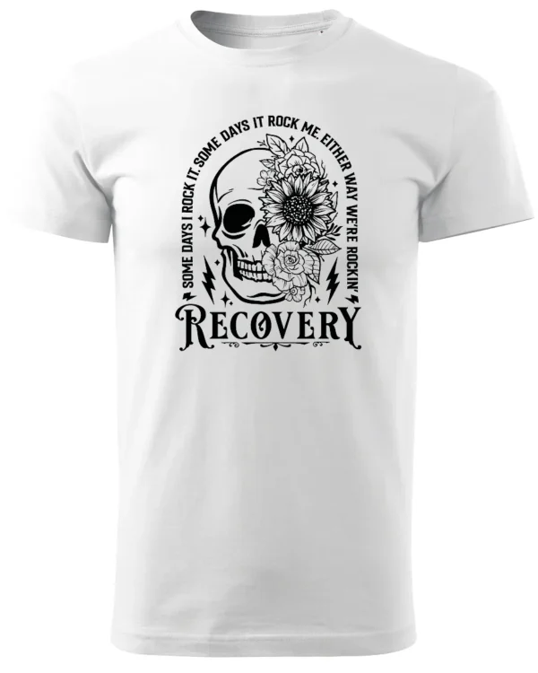 Koszulka Recovery <br>Rock'n'rollowy powrót - Unisex, dla niej, edycja Midnight