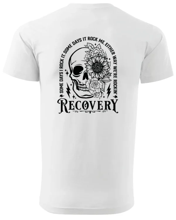 Koszulka Recovery <br>Rock'n'rollowy powrót - Unisex, dla niej, edycja Midnight