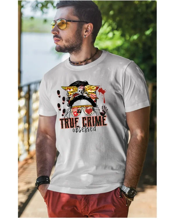 Koszulka True Crime <br>Mroczna fascynacja - Unisex, dla niego