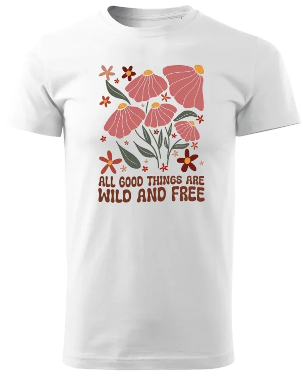 Koszulka Wild and Free <br>Piękno natury - Unisex, dla niej