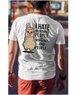 Koszulka I Hate Mornings <br>And people - Unisex, dla niego