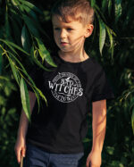 TL TS KID CAR DTF 0502 A BOY Halloweenowa Koszulka Dziecięca "Klub Niegrzecznych Czarownic" – Wybierz Kolor!