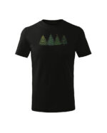 TL TS KID CAR PRI 0749 A Świąteczna Koszulka Dziecięca “Zimowy Las Choinek”