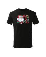 TL TS KID CAR PRI 0756 A Świąteczna Koszulka Dziecięca “Ho Ho Ho – Wesoły Mikołaj”